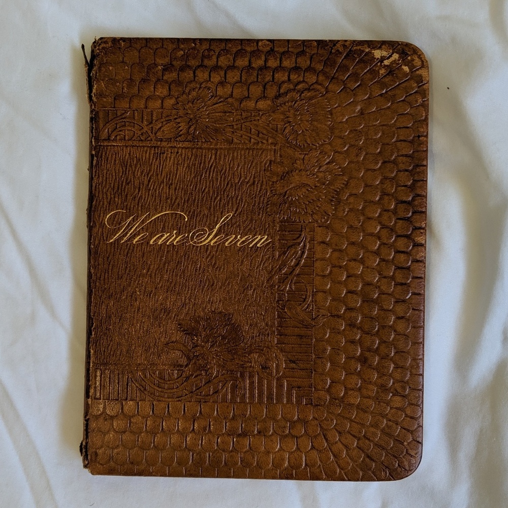 We Are Seven by William Wordsworth antique book